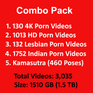 3,035 Bulk 4K & HD Adult Videos (Combo Pack)